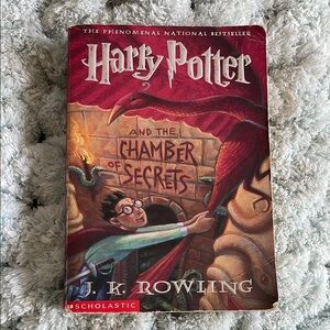Scholastic Harry Potter and the Chamber of Secrets paperback book